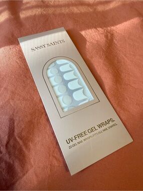 White UV-Free Gel Nail Wraps